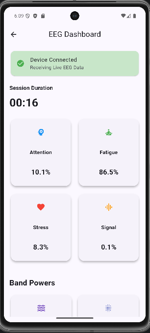 NuroLab app dashboard screenshot